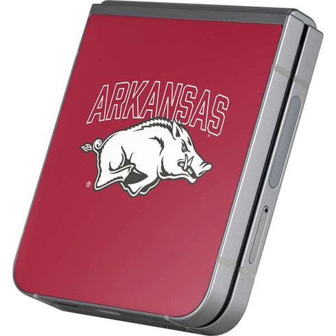 University of Arkansas-Fayetteville Razorbacks Logo Galaxy Z Flip6 Skin